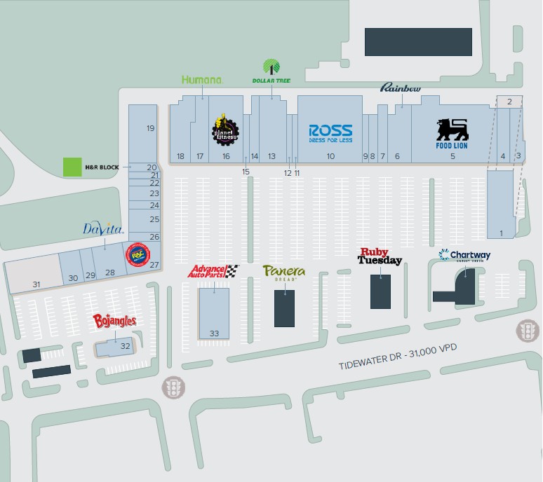 Southern Shopping Center - Site Plan